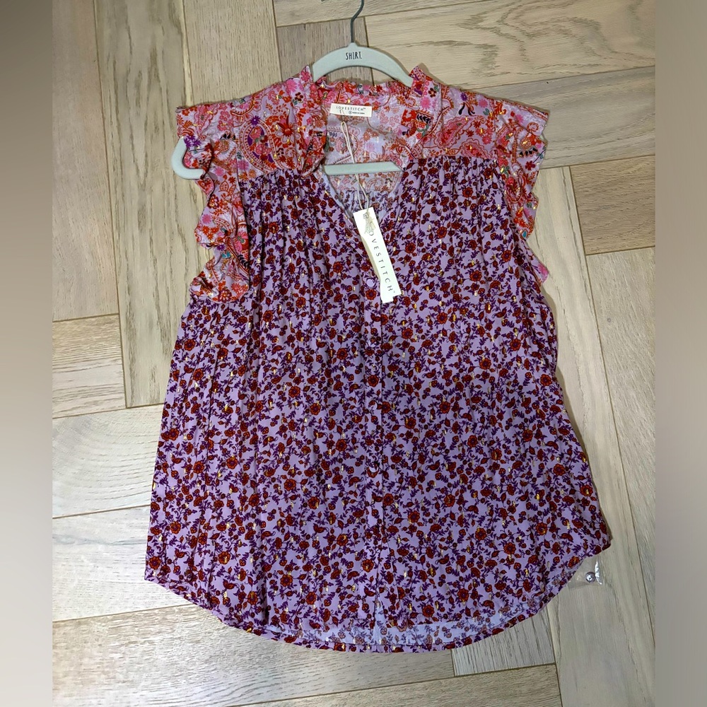Colorful, fun spring top
